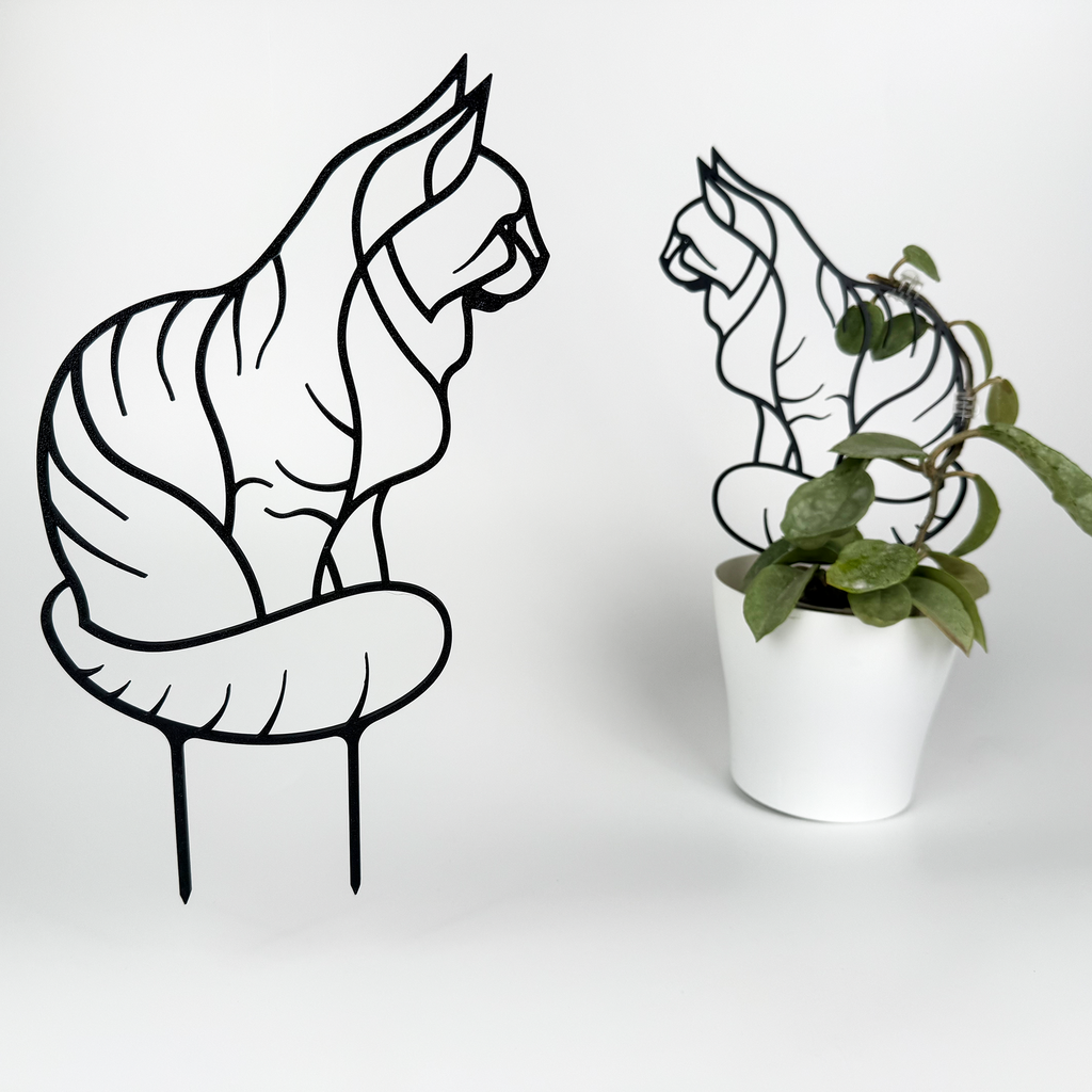 "Big cat" House Plant Trellis