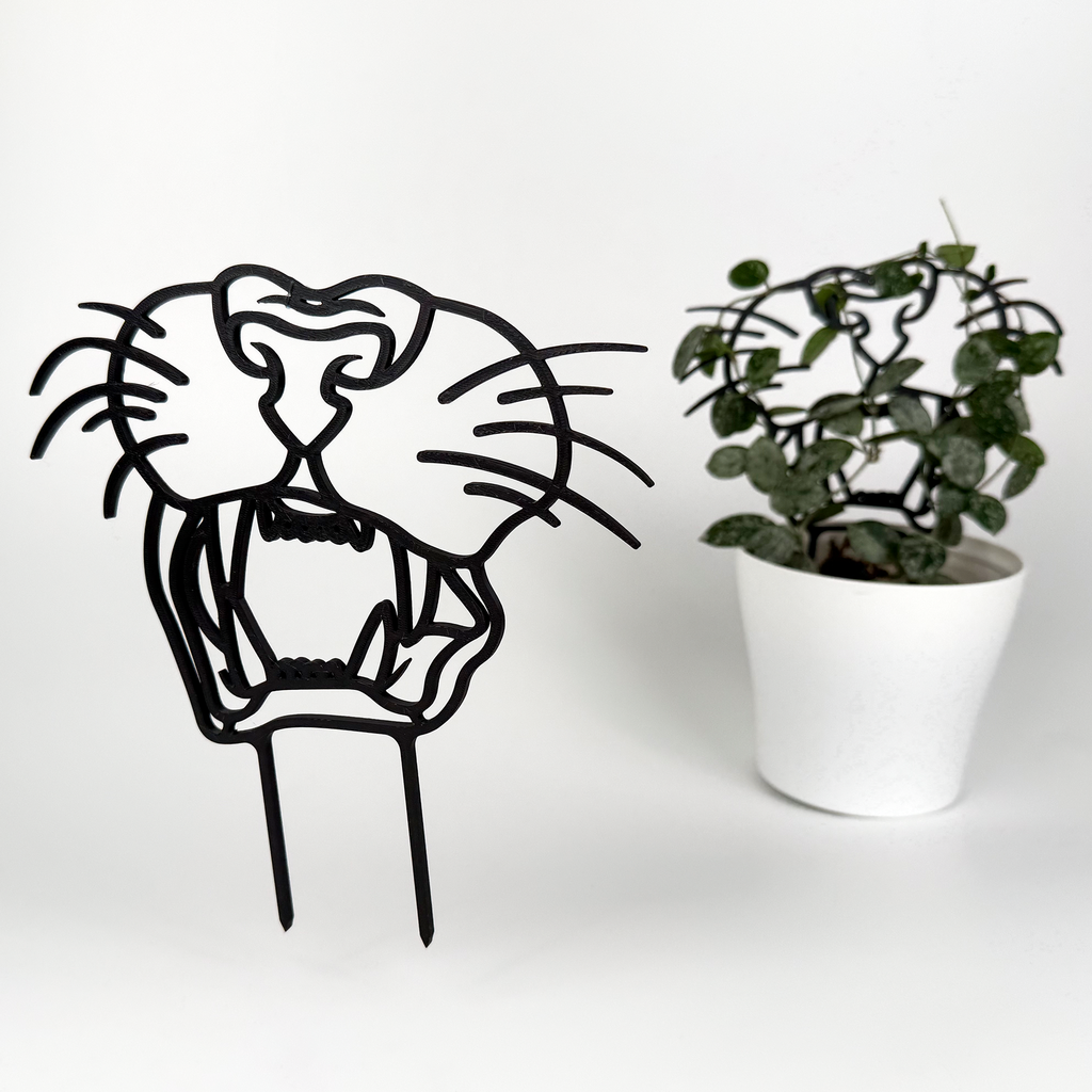 "Fangs out" House Plant Trellis